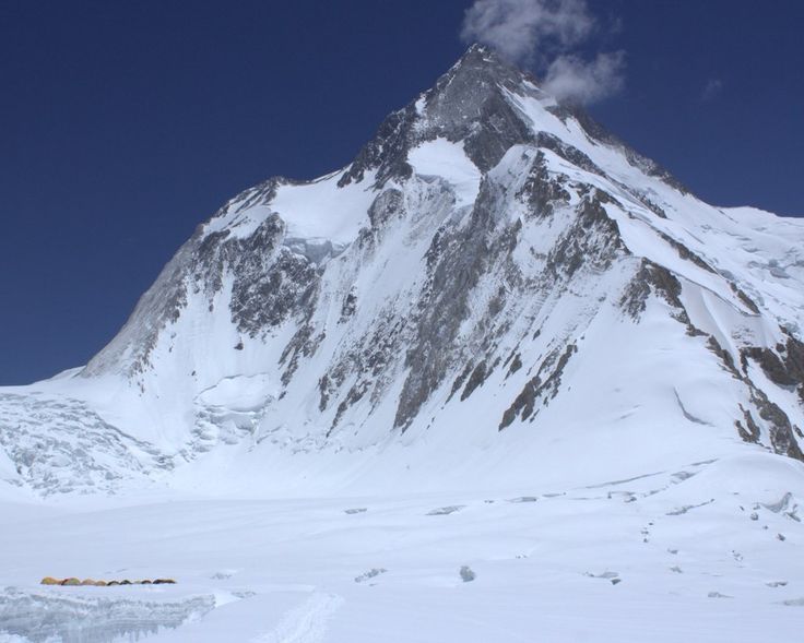 Gasherbrum I in Pakistan – Hidden Peak, eleventh-highest mountain in the world, Karakoram Range