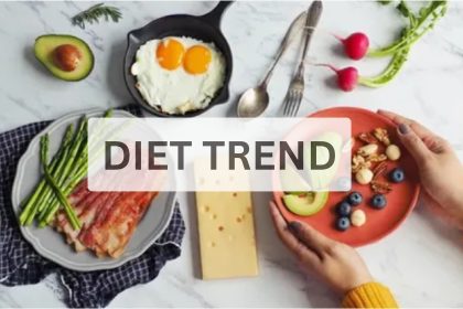 Healthy meal collage representing 2025’s top science-backed diet trends
