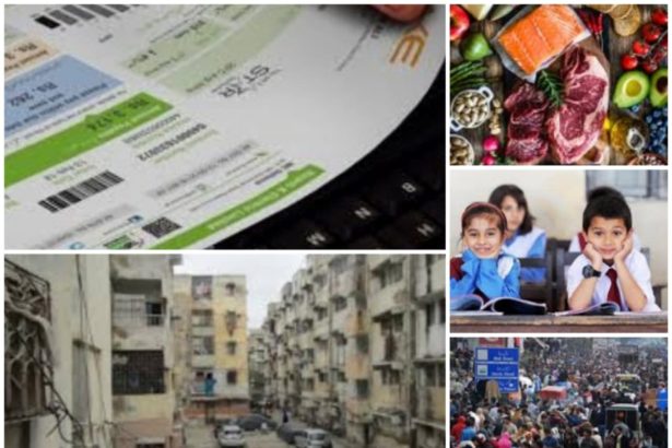 Middle-class family facing rising grocery prices due to inflation