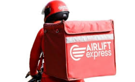 Airlift quick commerce service delivering groceries