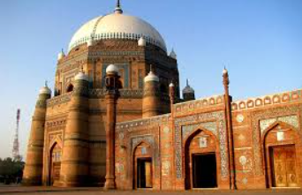 Ruins of Multan Fort with its ancient gates and walls.