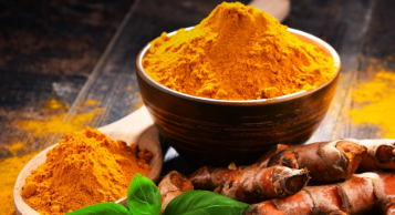 Turmeric, rich in curcumin, boosts immunity and reduces inflammation, supporting overall health.