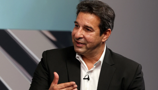 Wasim Akram at a mental health awareness campaign
