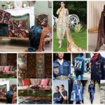 World map made from traditional fabrics representing global cultural fusion