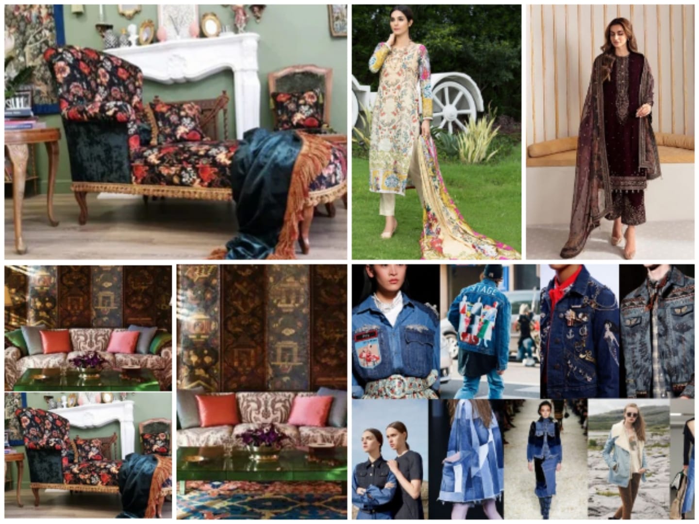 World map made from traditional fabrics representing global cultural fusion