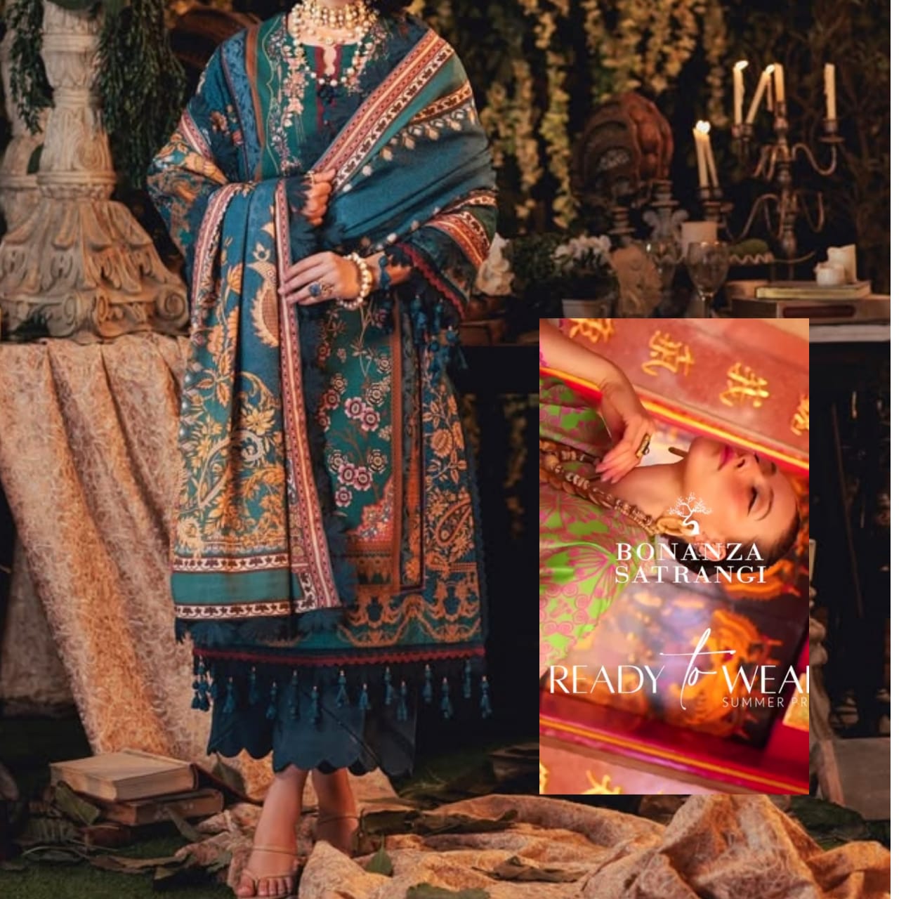Bonanza Satrangi fashion store with vibrant women's wear