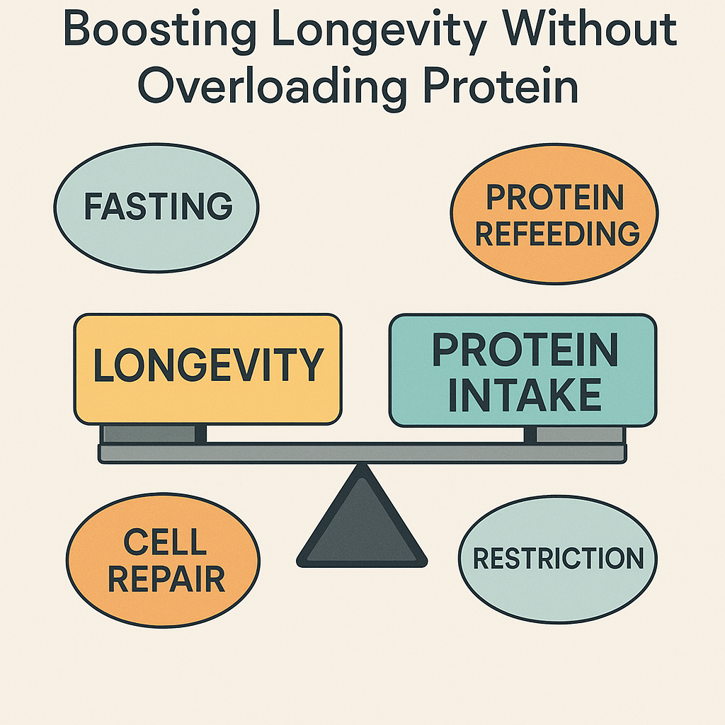 High-protein and low-protein meal examples for protein cycling diet plan
