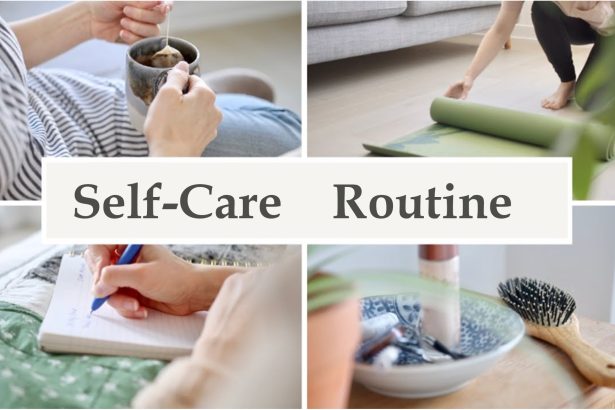 Pakistani mom enjoying Sunday self-care with tea and journaling