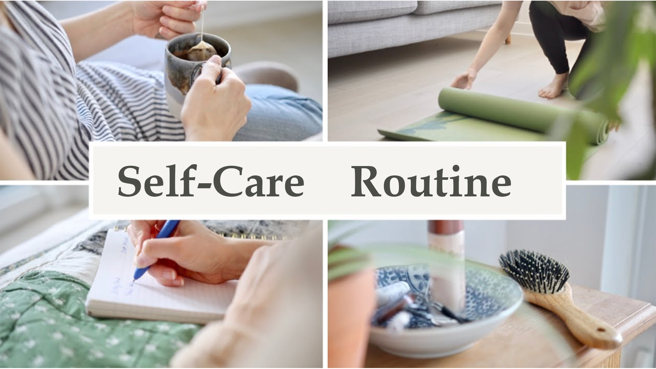 Pakistani mom enjoying Sunday self-care with tea and journaling